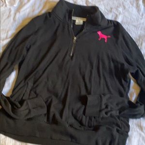 Pink 1/2 zip sweater